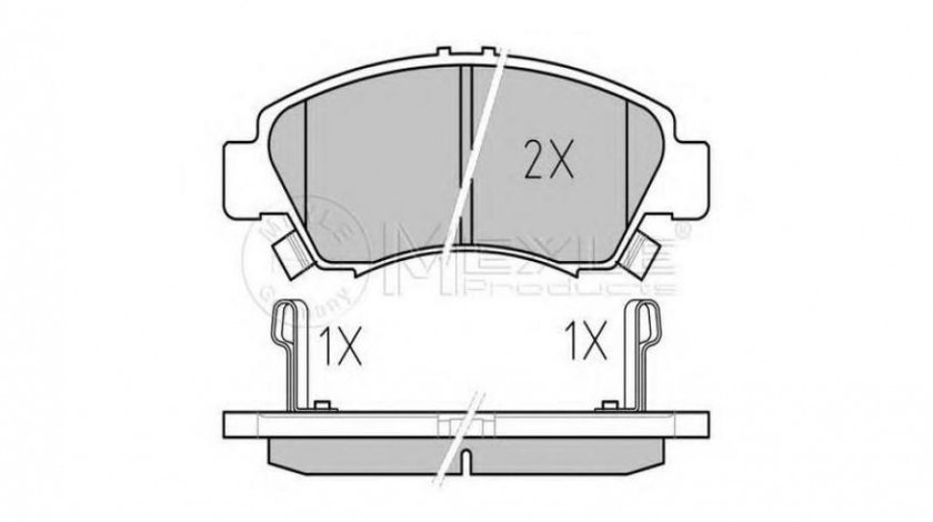 Placute frana Honda CIVIC VI cupe (EJ, EM1) 1996-2000 #2 0252169715