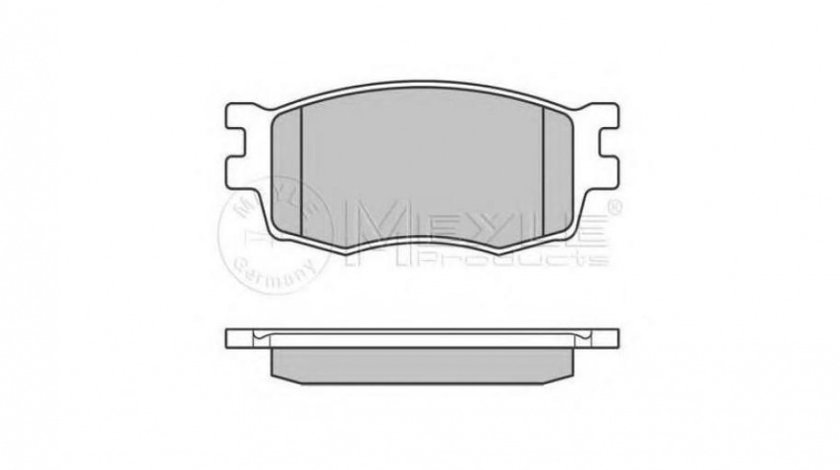 Placute frana Hyundai i20 (PB, PBT) 2008-2016 #2 0252431717W