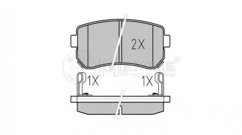 Placute frana Hyundai i30 CW (FD) 2007-2012 #2 0252432015W