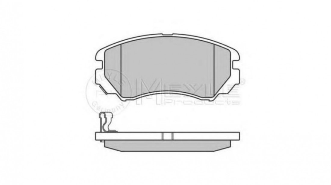 Placute frana Hyundai SONATA Mk III (EF) 1998-2005 #2 0252389116W