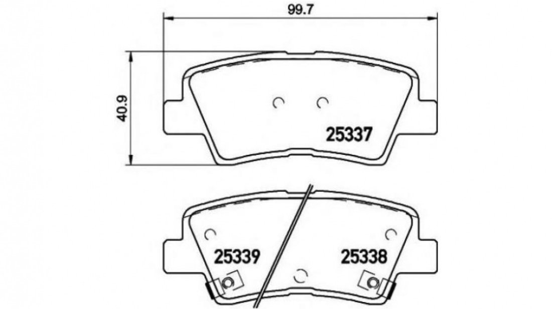 Placute frana Kia OPTIMA 2010-2016 #2 0986494557