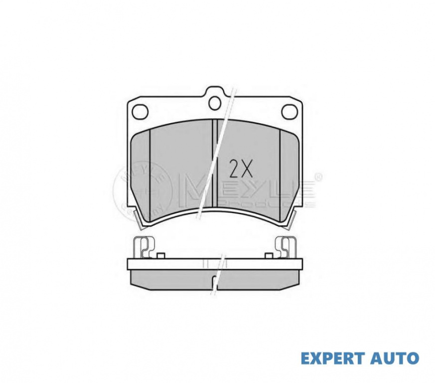 Placute frana Mazda 323 S Mk IV (BG) 1989-1994 #2 021212