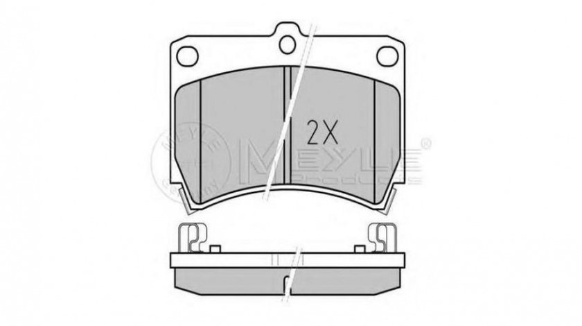 Placute frana Mazda 323 S Mk IV (BG) 1989-1994 #2 021212