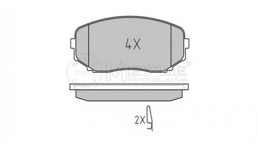 Placute frana Mazda CX-7 (ER) 2006-2016 #2 0252454417W