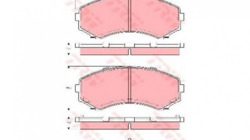 Placute frana Mazda E-SERIE caroserie (SG) 1999-2006 #2 039600