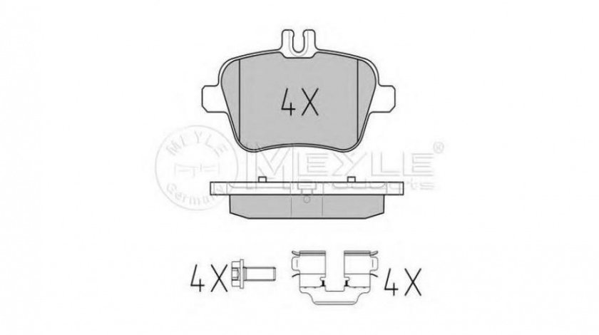 Placute frana Mercedes B-CLASS (W246, W242) 2011-2016 #2 0064202320