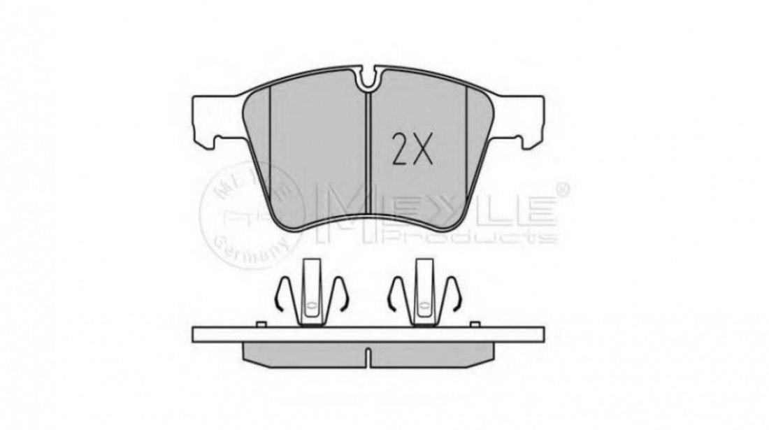 Placute frana Mercedes M-CLASS (W164) 2005- #2 0252415120