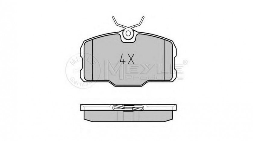 Placute frana Mercedes S-CLASS cupe (C126) 1980-1991 #2 0004204620