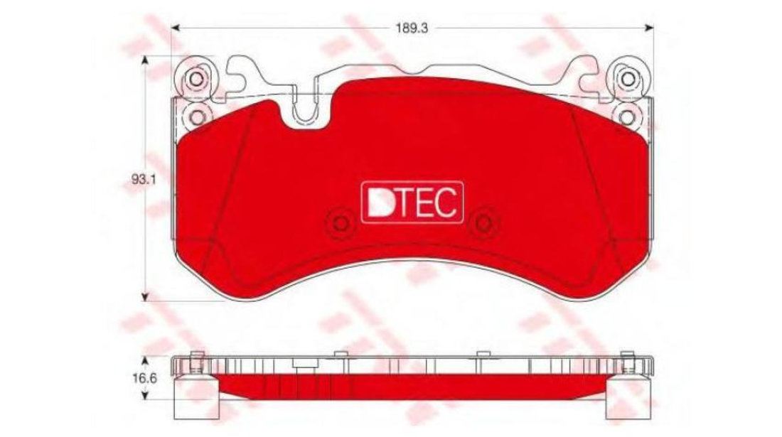 Placute frana Mercedes S-CLASS (W222, V222, X222) 2013-2016 #2 0004204000