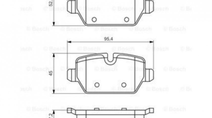 Placute frana MINI MINI PACEMAN (R61) 2012-2016 #2 0986494461