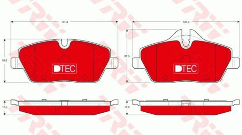 Placute frana MINI MINI (R50, R53) 2001-2006 #2 0252391517