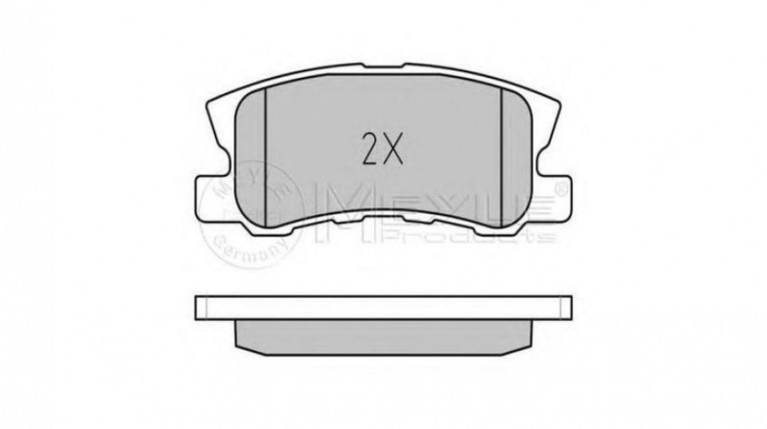 Placute frana Mitsubishi ASX (GA_W_) 2010-2016 #2 0252358216