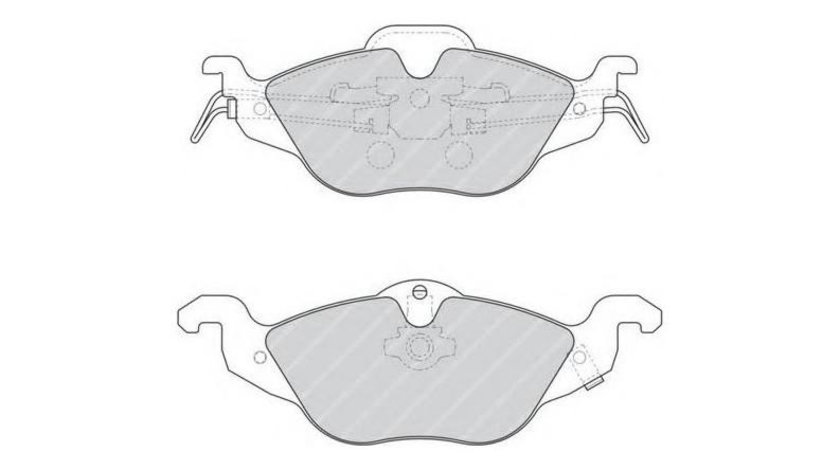 Placute frana Opel ASTRA G cupe (F07_) 2000-2005 #3 068402