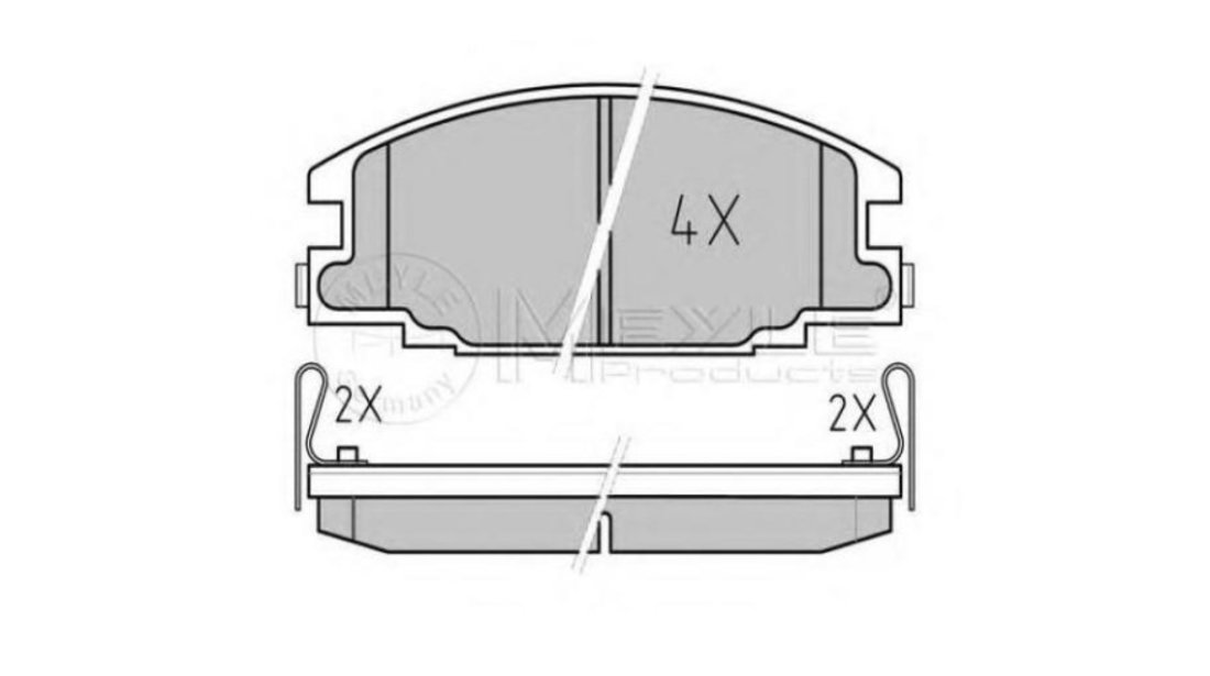 Placute frana Opel FRONTERA A Sport (5_SUD2) 1992-1998 #2 023804