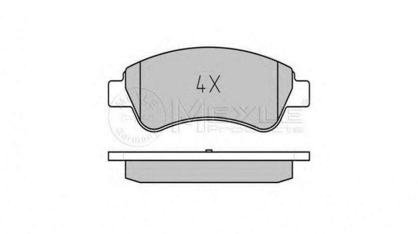 Placute frana Peugeot 1007 (KM_) 2005-2016 #2 0252359919PD