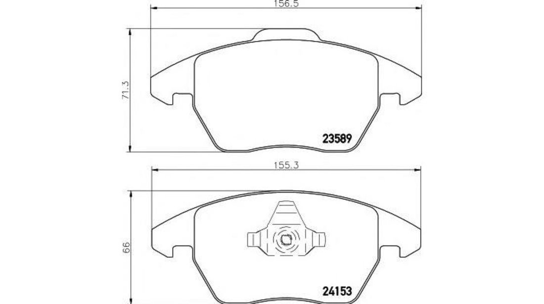 Placute frana Peugeot 207 (WA_, WC_) 2006-2016 #3 0252358919