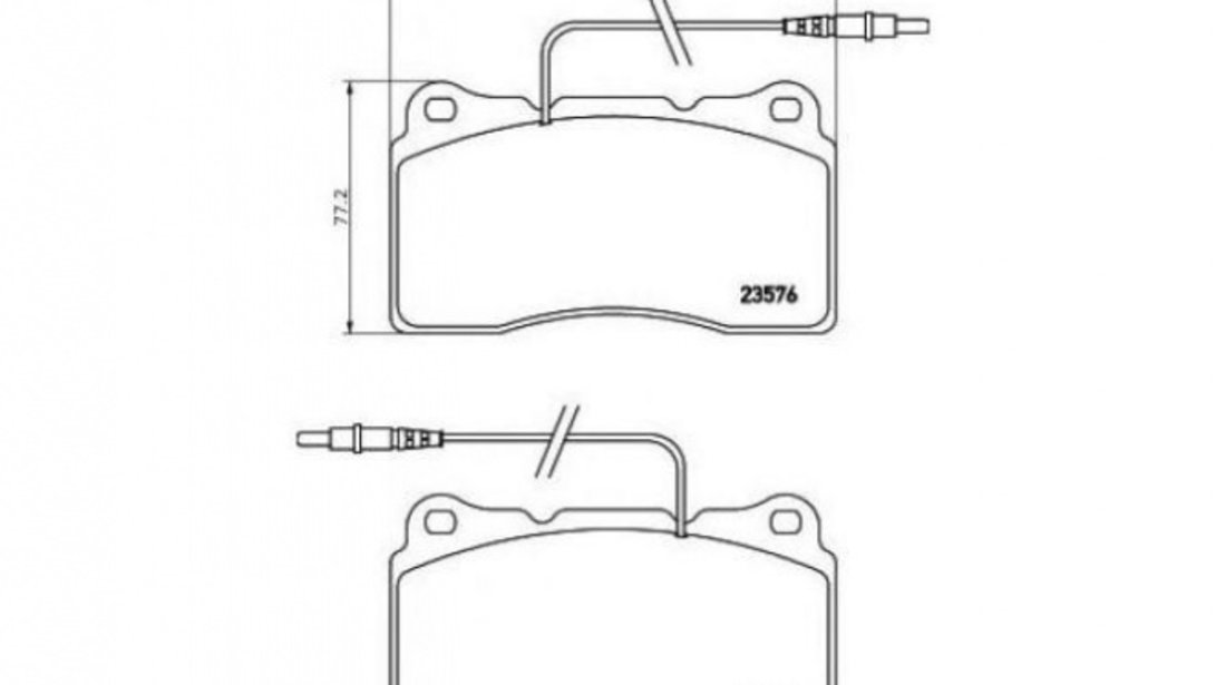 Placute frana Peugeot 807 (E) 2002-2016 #2 066614