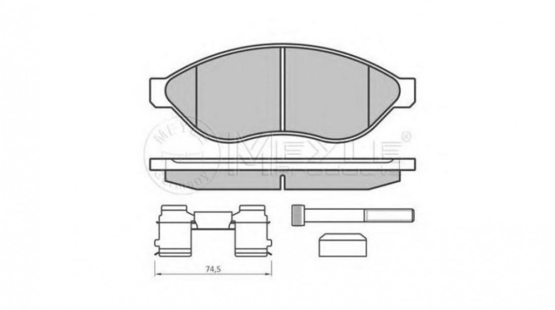 Placute frana Peugeot BOXER bus 2006-2016 #2 0252446819W1