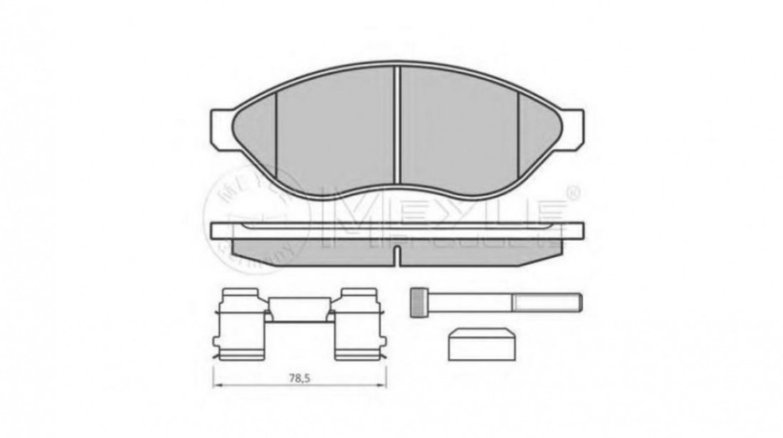 Placute frana Peugeot BOXER caroserie 2006-2016 #2 0252446819W2