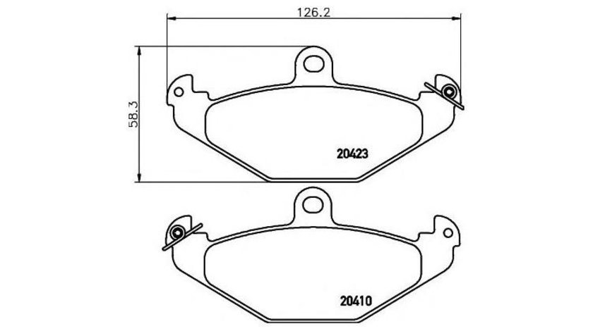 Placute frana Renault 21 combi (K48_) 1986-1995 #2 034510