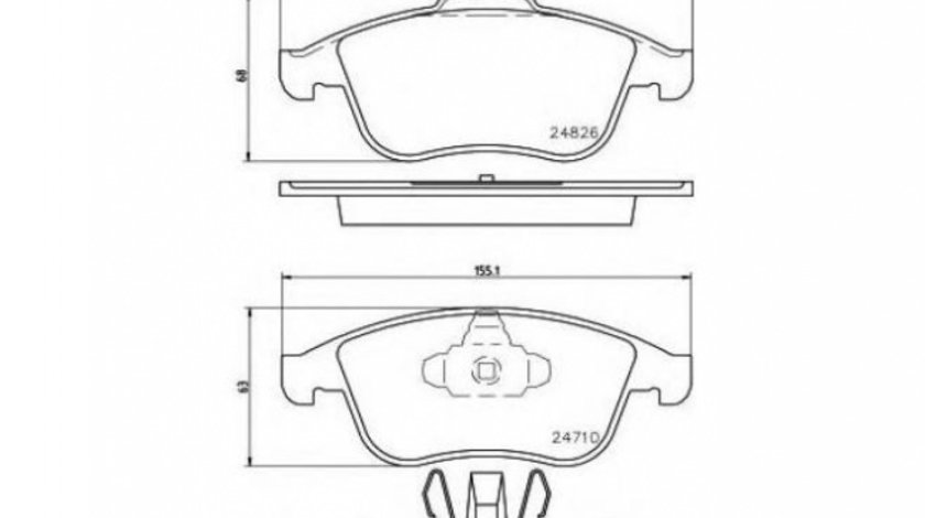 Placute frana Renault GRAND SCENIC III (JZ0/1_) 2009-2016 #2 0986494401