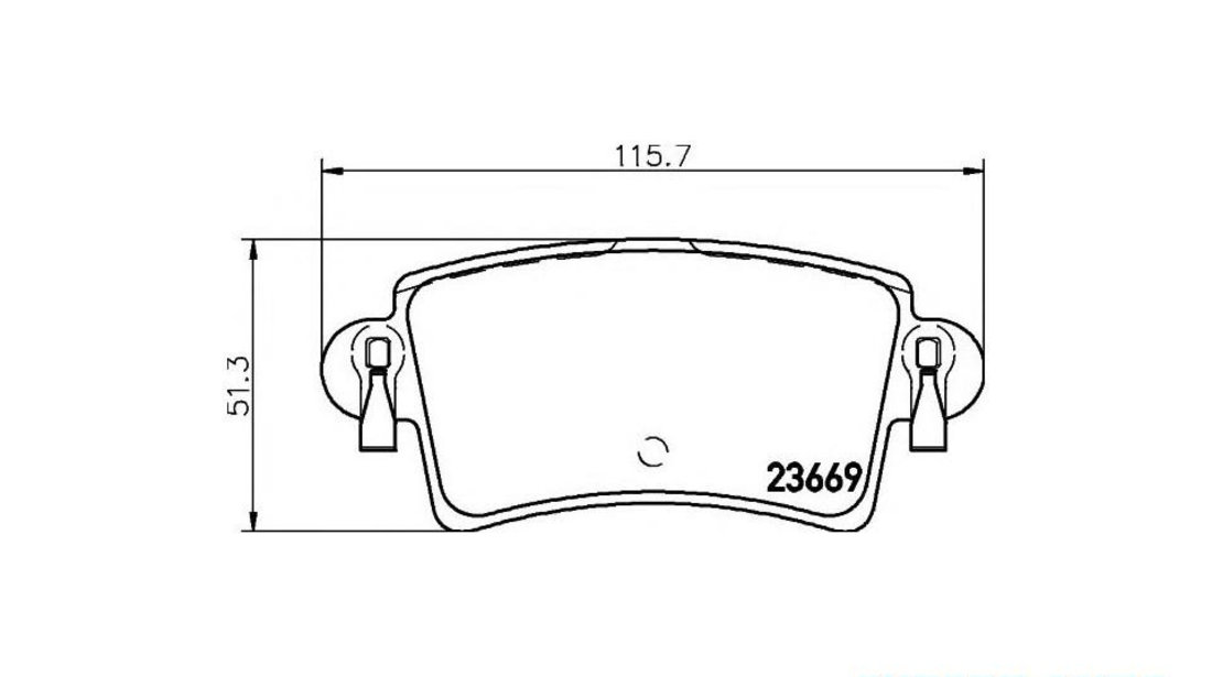 Placute frana Renault MASTER II platou / sasiu (ED/HD/UD) 1998-2016 #3 0252366916