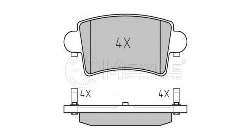 Placute frana Renault MASTER II platou / sasiu (ED/HD/UD) 1998-2016 #2 0252366916PD