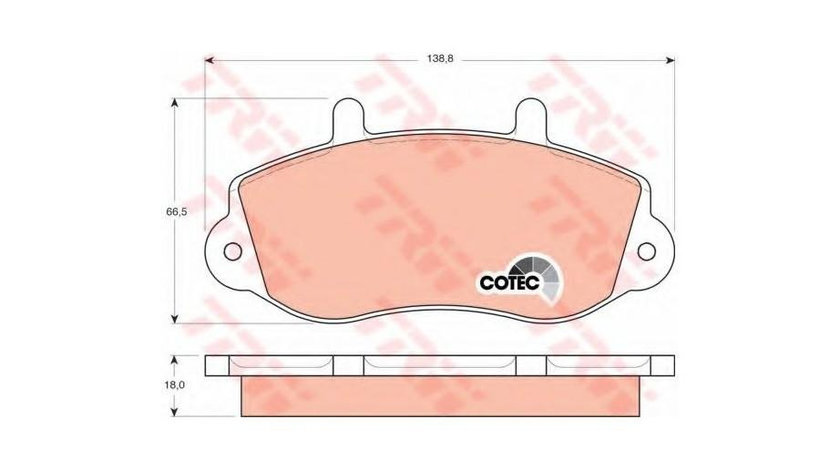 Placute frana Renault MASTER II Van (FD) 1998-2016 #2 0252330218