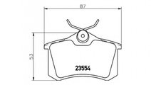 Placute frana Renault MEGANE IV (2015->)[K9A/M/N_,...