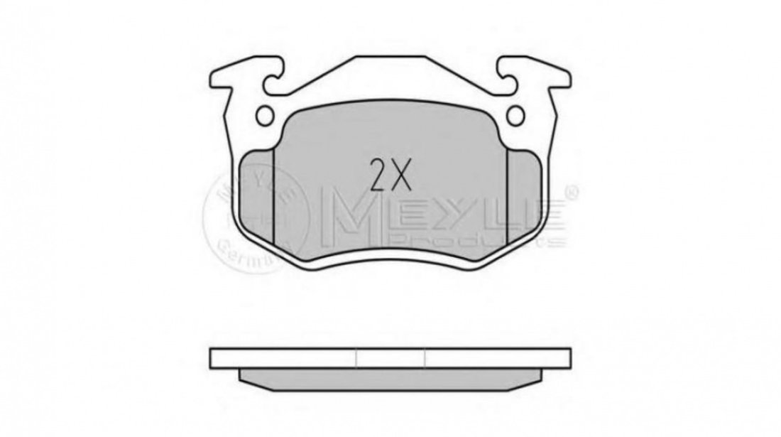 Placute frana Renault SUPER 5 (B/C40_) 1984-1996 #2 014470