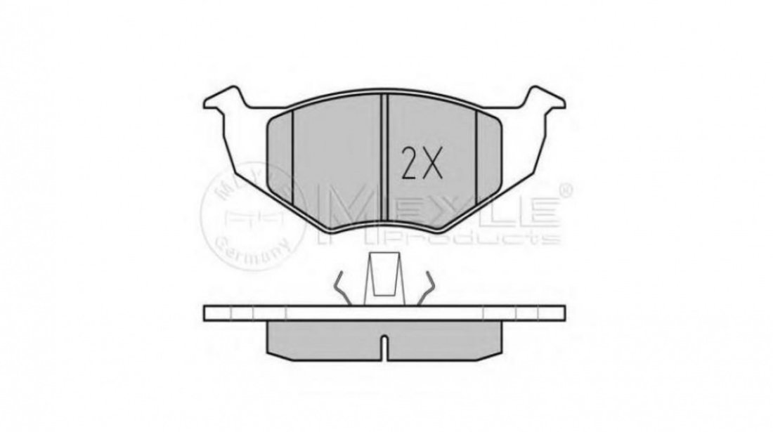 Placute frana Seat SEAT CORDOBA (6K2) 1999-2002 #2 0252186615