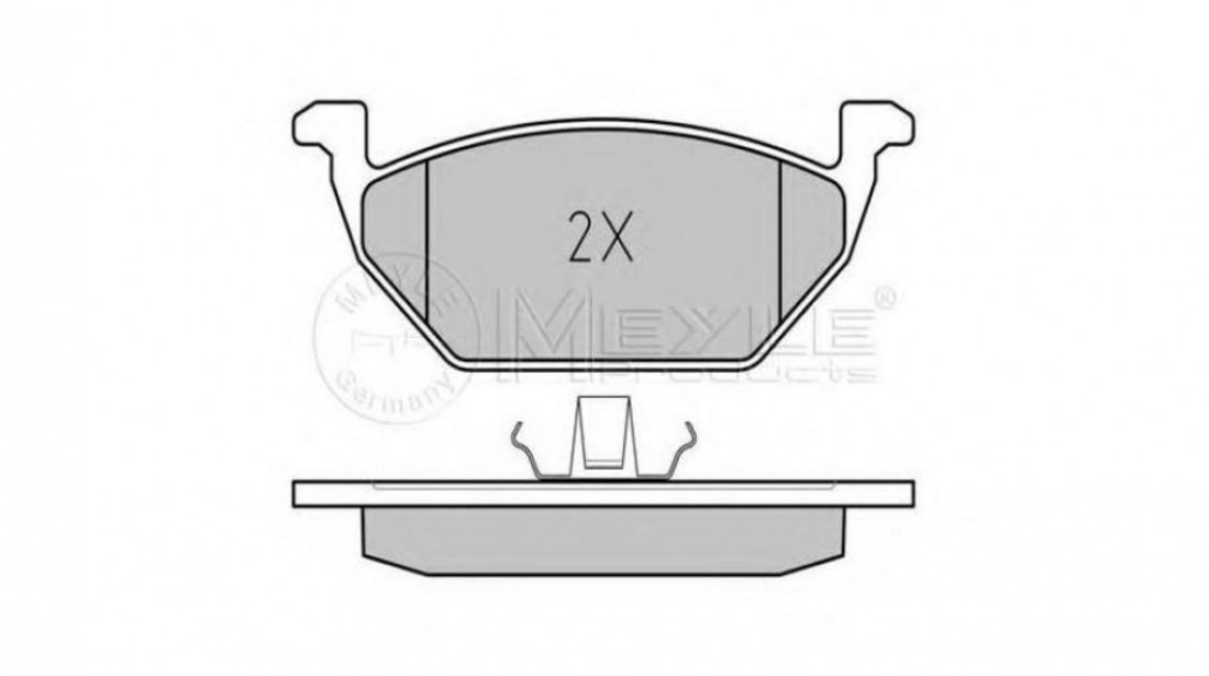 Placute frana Seat SEAT IBIZA V SPORTCOUPE (6J1, 6P1) 2008-2016 #2 0252313119W