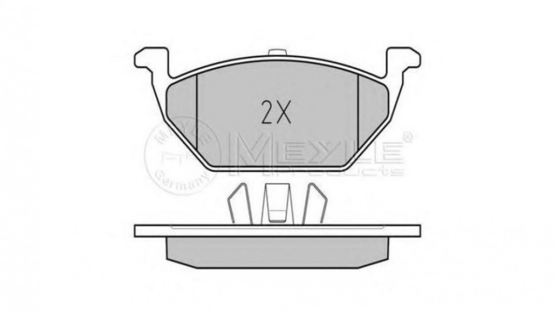 Placute frana Skoda CITIGO 2011-2016 #2 0252313019