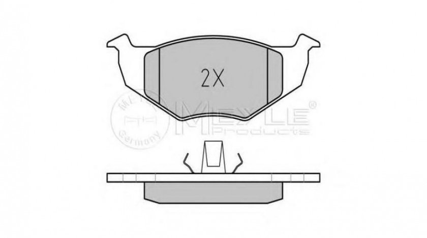 Placute frana Skoda FABIA (6Y2) 1999-2008 #2 0252186617