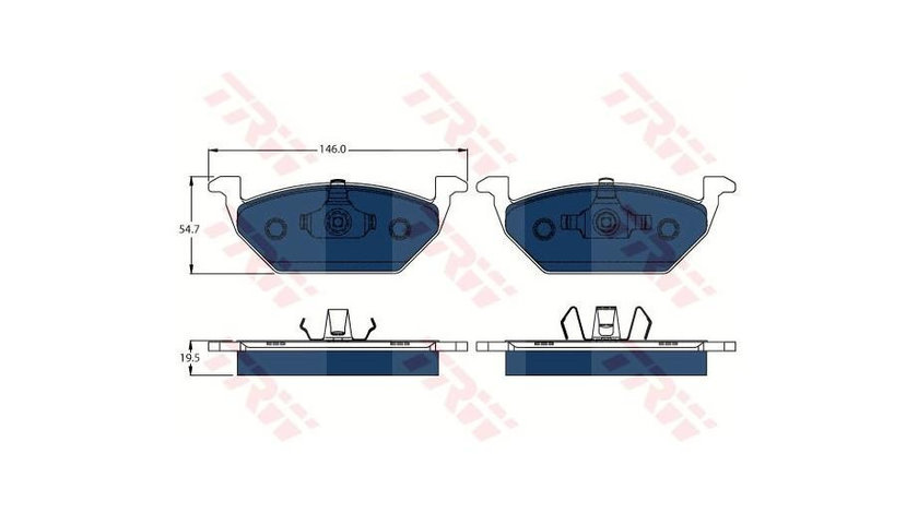 Placute frana Skoda FABIA Praktik 2001-2007 #2 07131