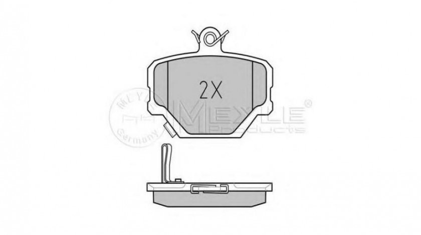 Placute frana Smart FORTWO Cabrio (450) 2004-2007 #2 0001431V00200000