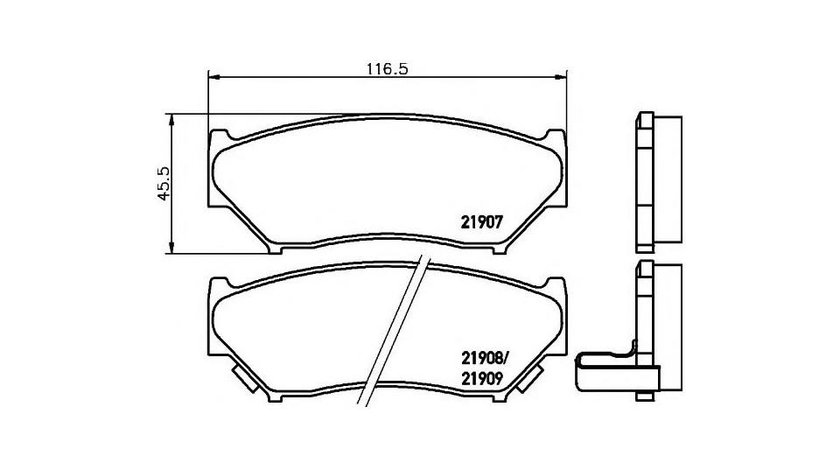 Placute frana Suzuki GRAND VITARA XL-7 I (FT) 1998-2005 #2 038912