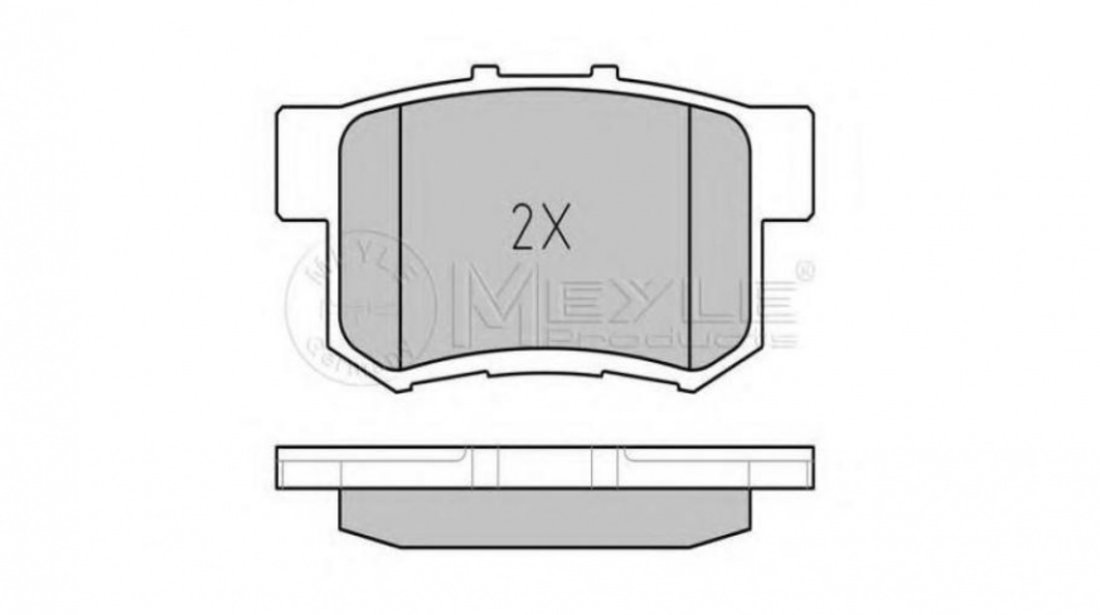 Placute frana Suzuki SX4 limuzina (GY) 2007-2016 #2 0252171914