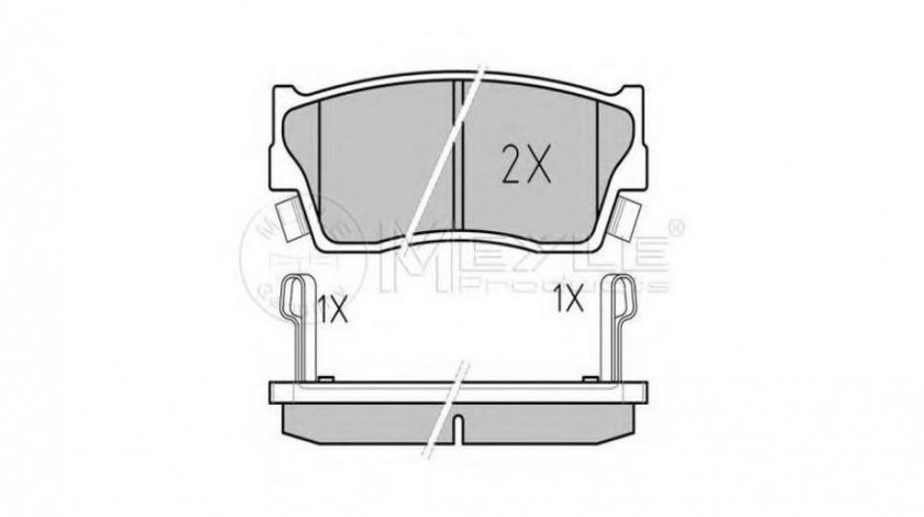 Placute frana Suzuki VITARA (ET, TA) 1988-1998 #2 0252150014