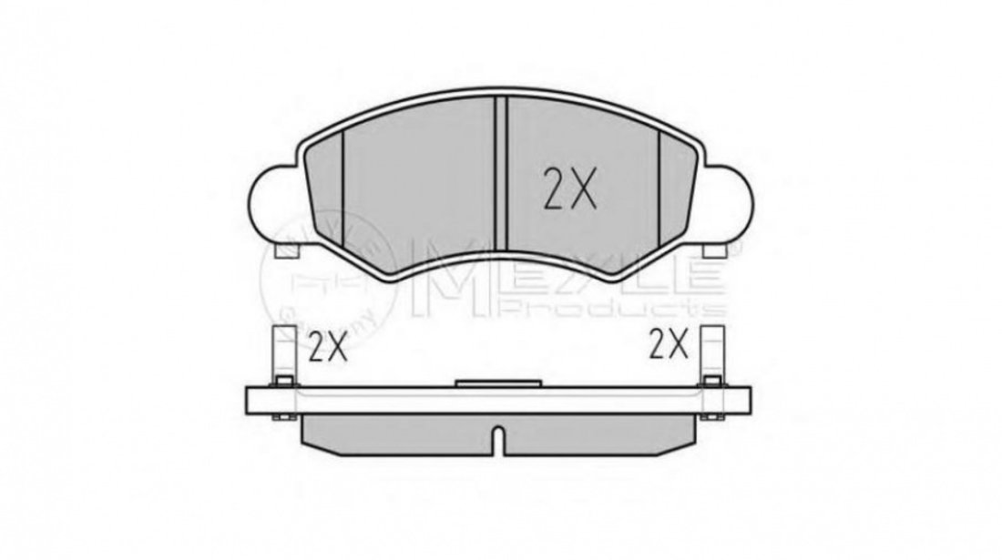 Placute frana Suzuki Wagon R (2000->)[MM] #2 0252325316