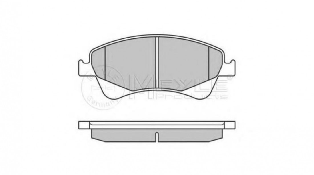 Placute frana Toyota AURIS (NRE15_, ZZE15_, ADE15_, ZRE15_, NDE15_) 2006-2016 #2 0252420419W