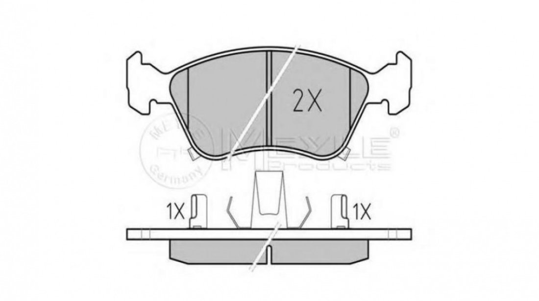 Placute frana Toyota AVENSIS Station Wagon (_T22_) 1997-2003 #2 0252197617W