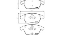 Placute frana Volkswagen AUDI A1 Sportback (8XA, 8...