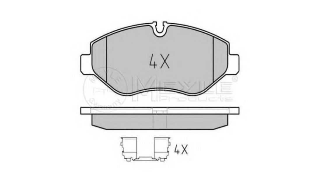 Placute frana Volkswagen VW CRAFTER 30-35 bus (2E_) 2006-2016 #2 0044206720