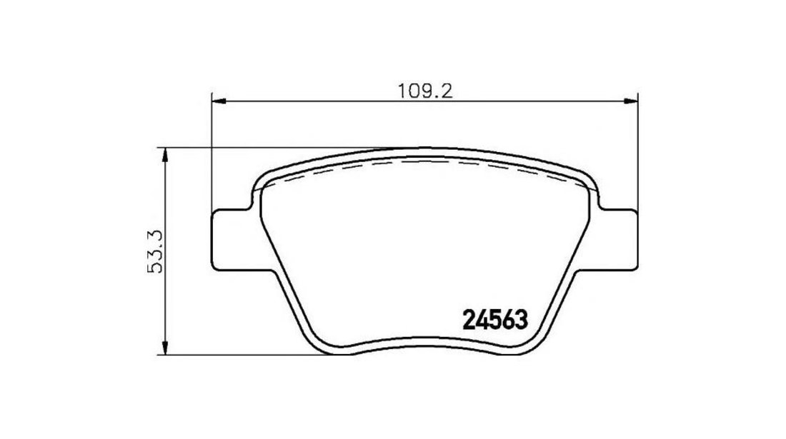 Placute frana Volkswagen VW GOLF VI (5K1) 2008-2013 #2 0986494416