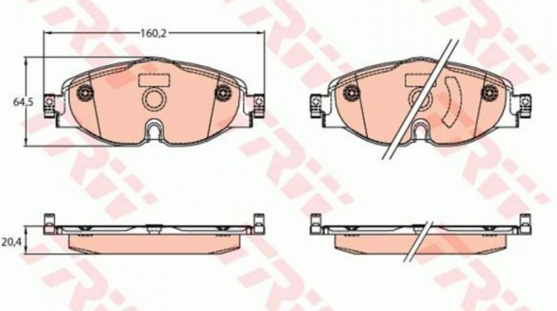 Placute frana Volkswagen VW GOLF VII (5G1, BE1) 2012-2016 #3 2568303