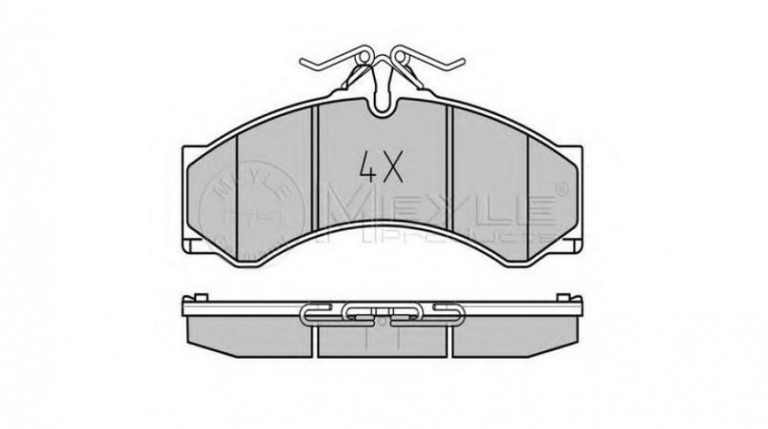 Placute frana Volkswagen VW LT Mk II caroserie (2DA, 2DD, 2DH) 1996-2006 #2 0024204120