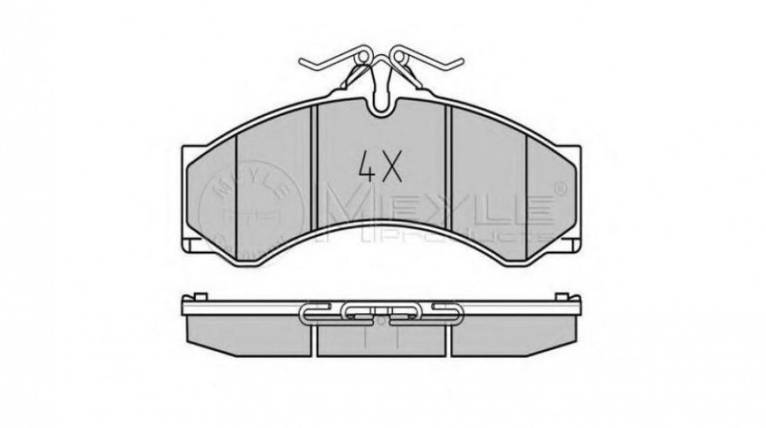 Placute frana Volkswagen VW LT Mk II platou / sasiu (2DC, 2DF, 2DG, 2DL, 2DM) 1996-2006 #2 0024204120