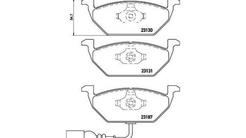 Placute frana Volkswagen VW NEW BEETLE Cabriolet (1Y7) 2002-2010 #2 063321