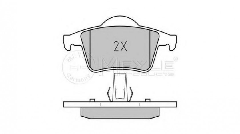 Placute frana Volvo S80 I (TS, XY) 1998-2006 #2 0252307616